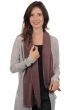 Cashmere & Seta cashmere donna scialli scarva grigio talpa chiaro 170x25cm